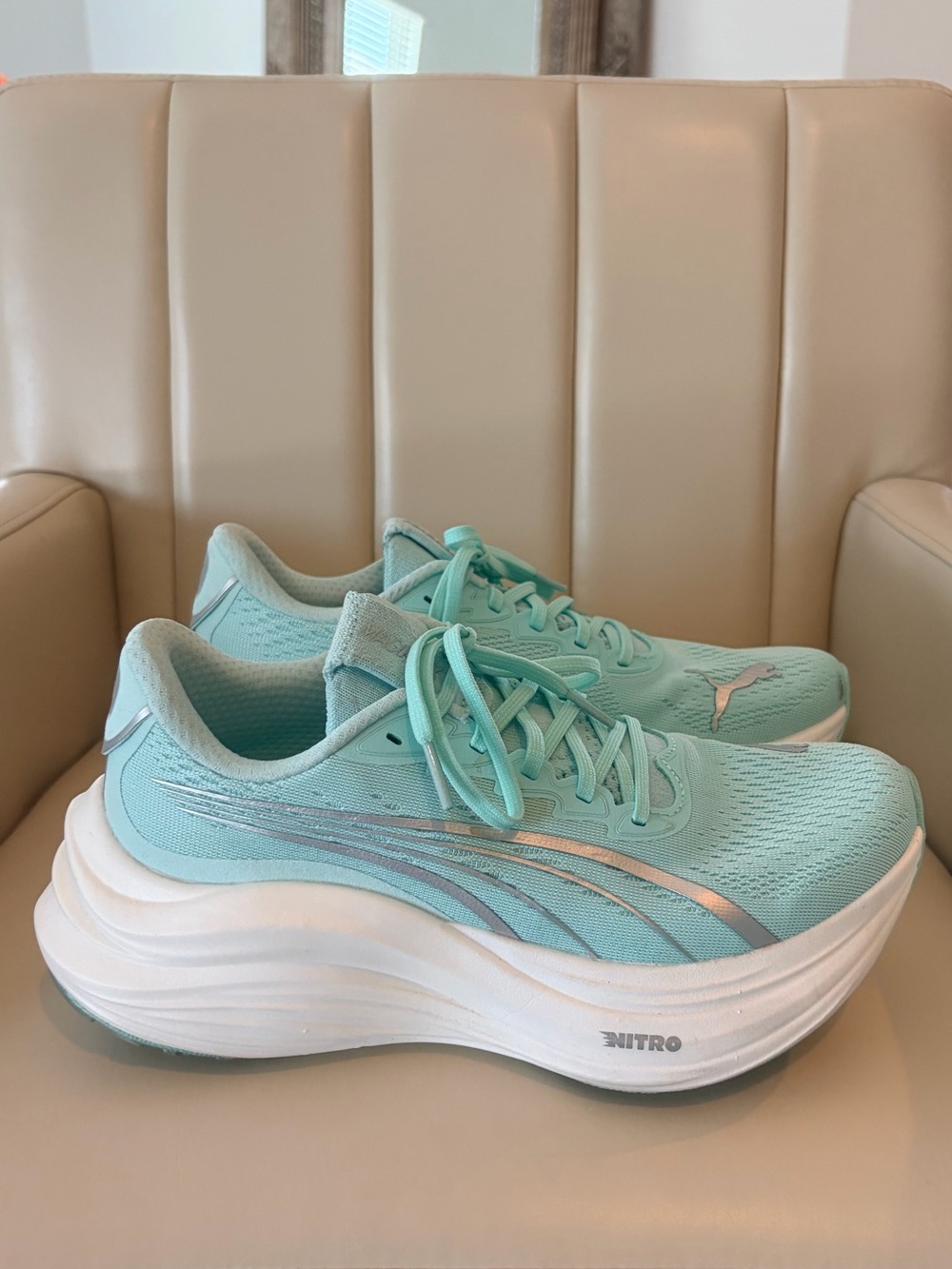 Puma Women's Mint MagMax Nitro Running Shoes